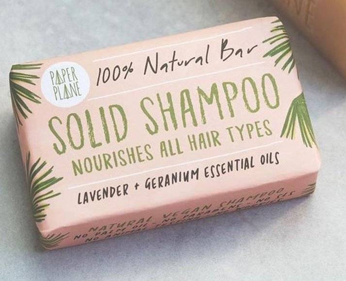 Paper Plane’s solid shampoo bar