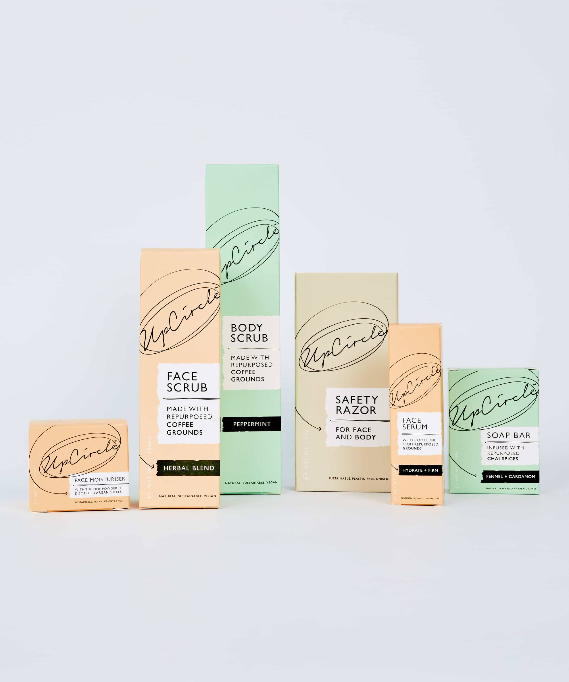 upcircle products for father's day in pastel packaging