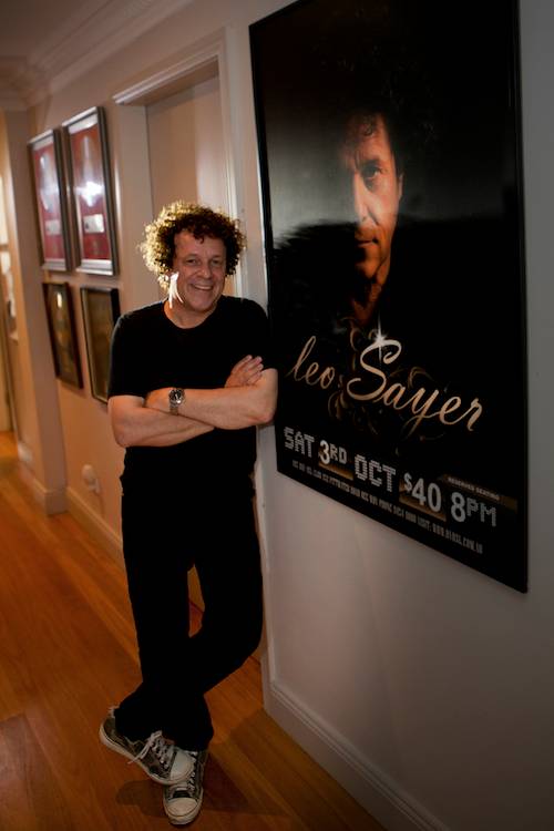 Leo Sayer at home in Sydney