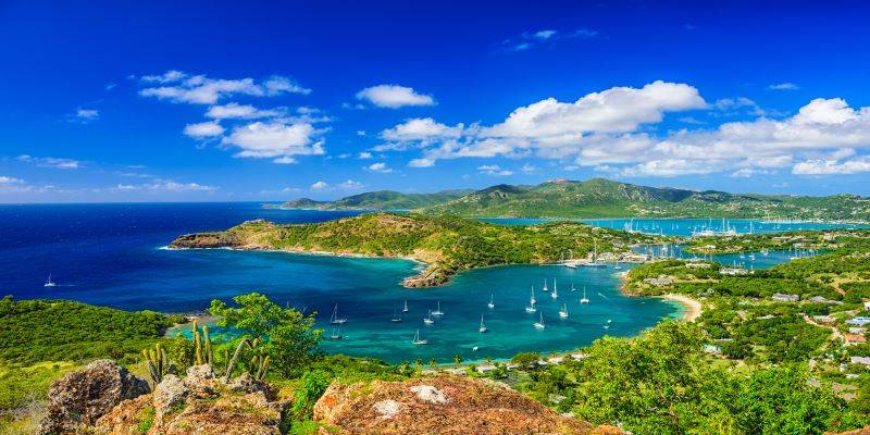 Antigua coastline picture