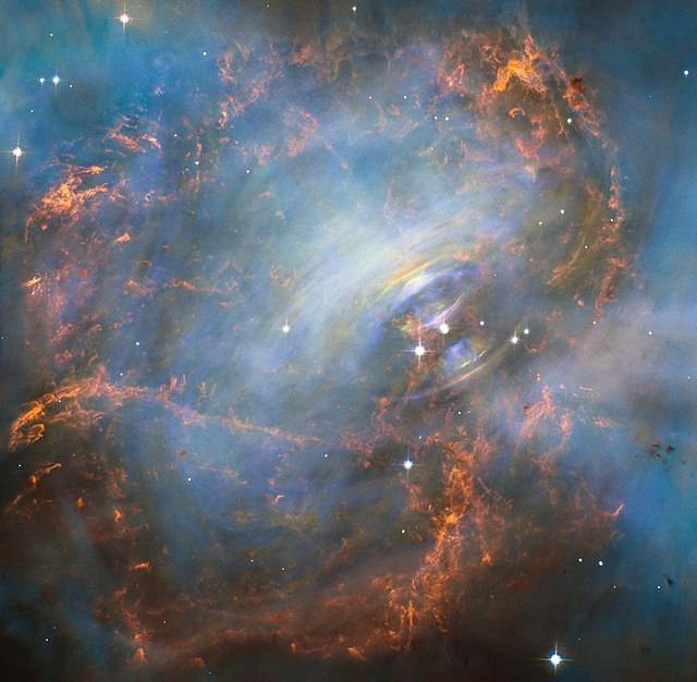 the Central neutron star at the heart of the Crab Nebula