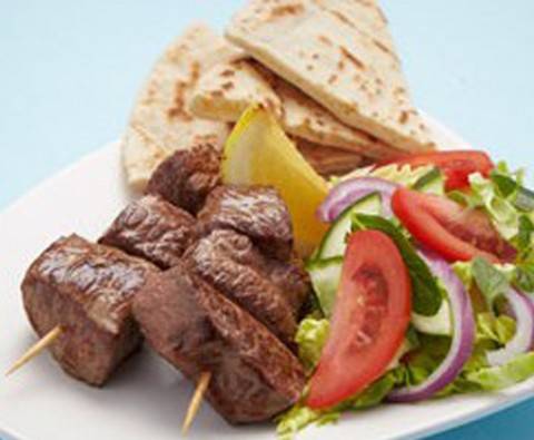 Greek lamb kebabs