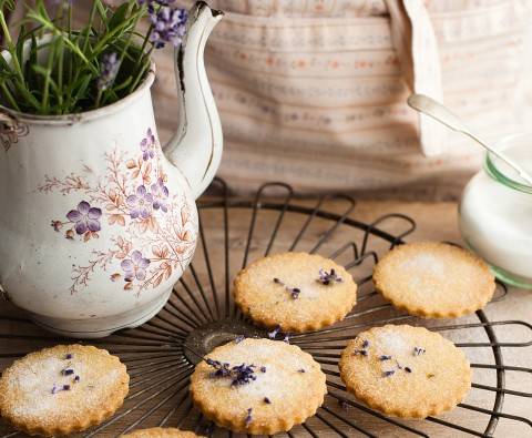 Lovely lavender biscuits
