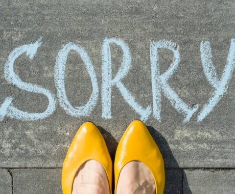 How to say sorry effectively
