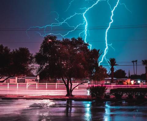 What happens when you're struck by lightning?