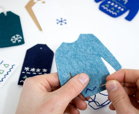How to make festive gift tags