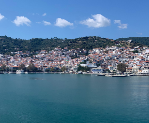 Plum-picking and Aperol sipping in Skopelos