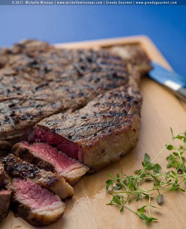 Porcini rub steak