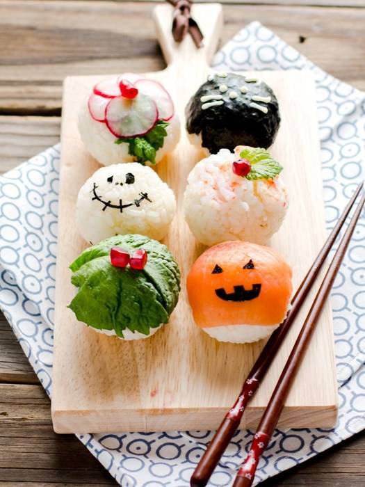 Halloween sushi