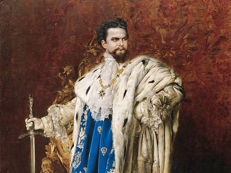 King Ludwig II (Painting by Gabriel Schachinger)
