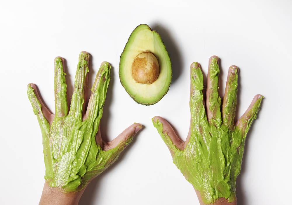 avocado dry skin