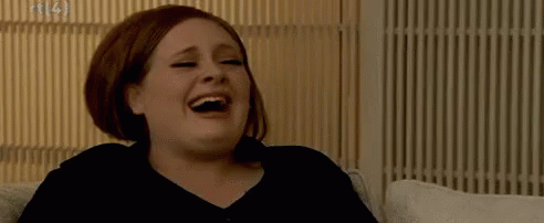 Adele laughing