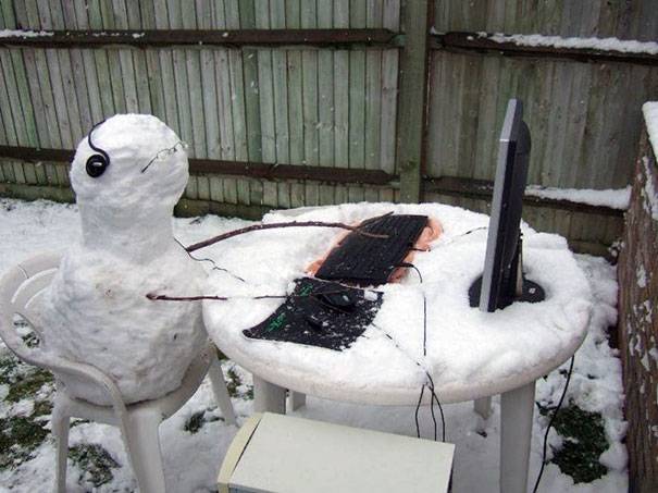 Computer snow