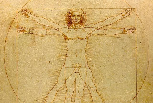 Da Vinci's Virtuvian Man