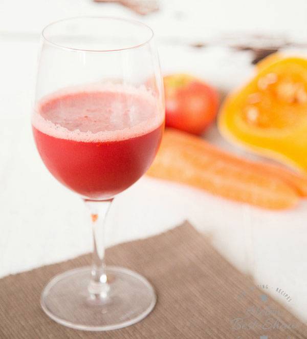 cranberry squash apple and carrot