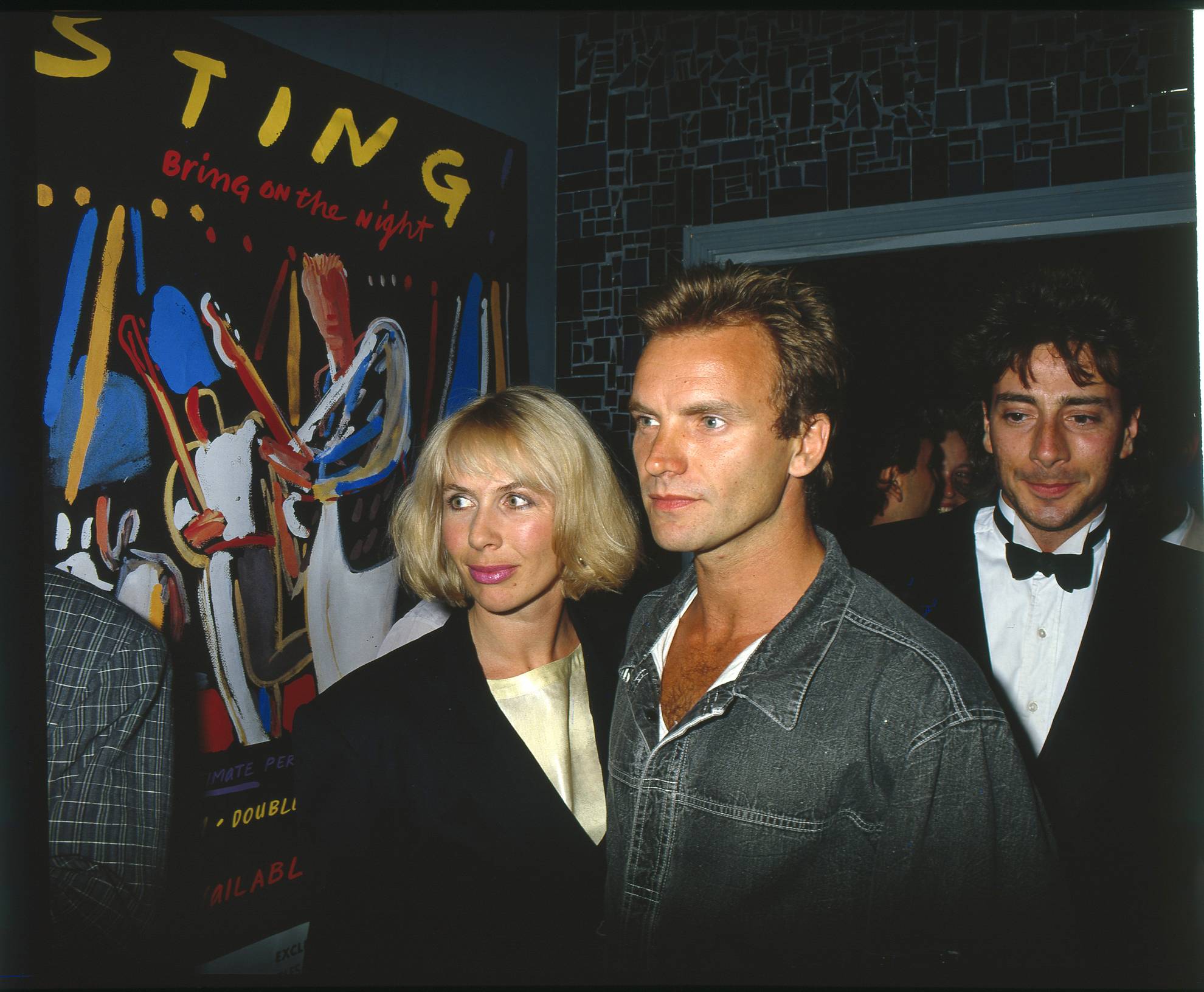 Sting with his wife Trudie in 1986