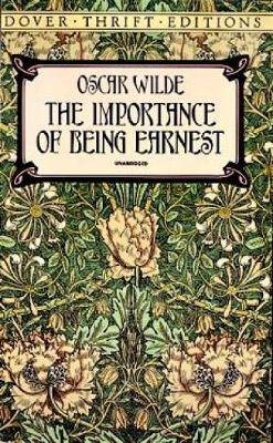 Importance of Being Earnest by Oscar Wilde book cover