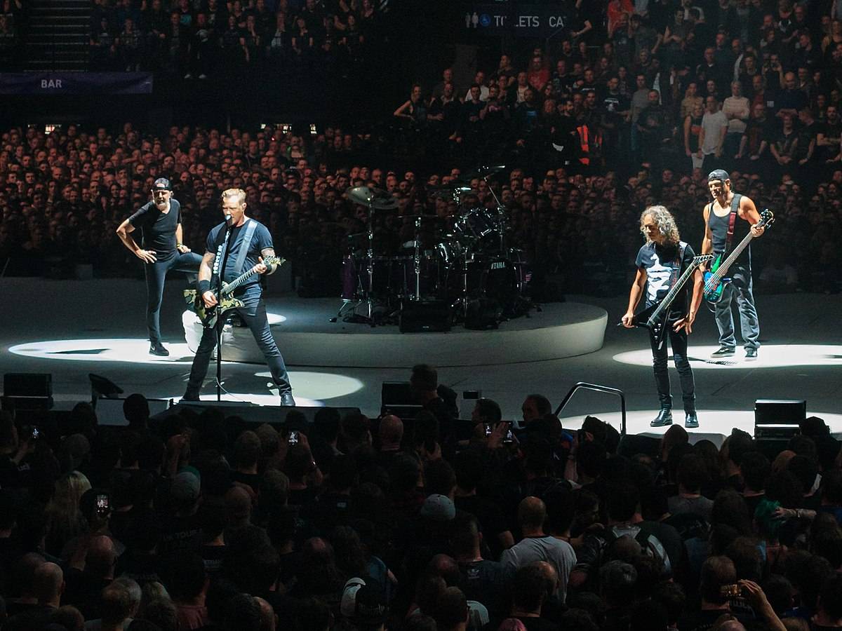Metallica live in 2017