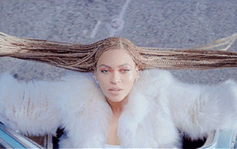 Beyonce braids gif