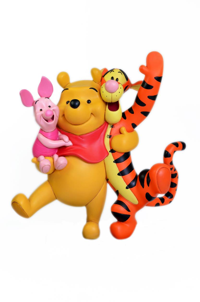Piglet, Winnie, and Tigger from Winnie the Pooh