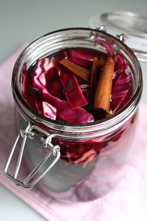 grandad's pickled red cabbage