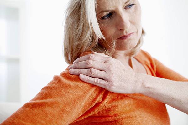 woman joint pain