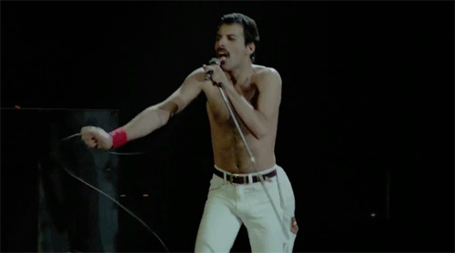 Freddie Mercury dancing gif